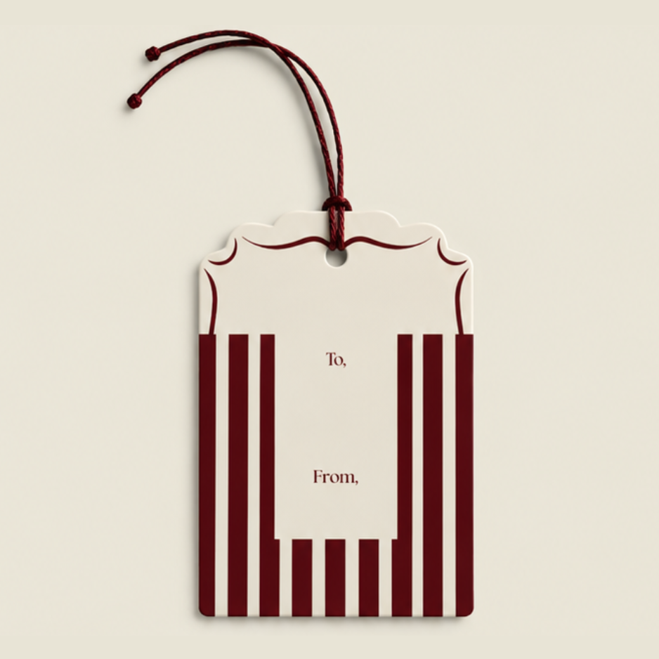 The Signature Stripe Gift Tag